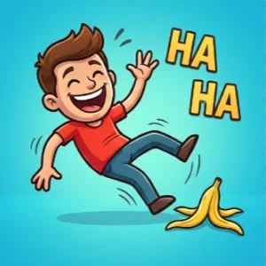 Funny dark humor mystery stories and unexpected punchline riddles illustration